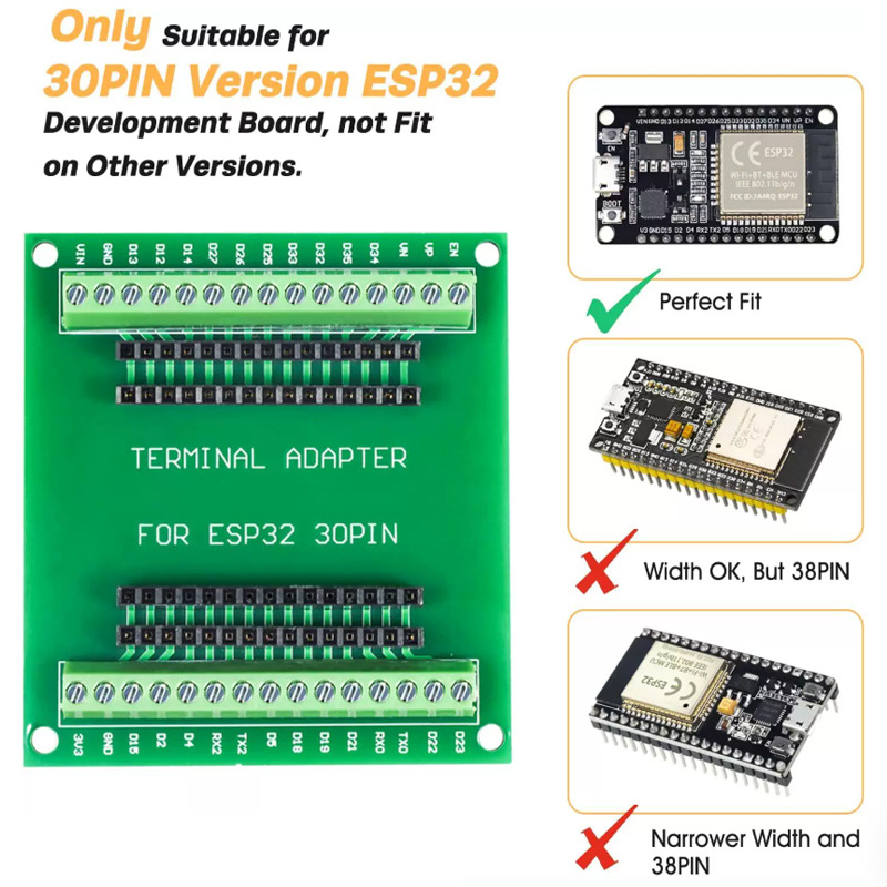 Esp32 Devkit - Placa de desenvolvimento ESP32 NodeMCU-32S ESP32-32D