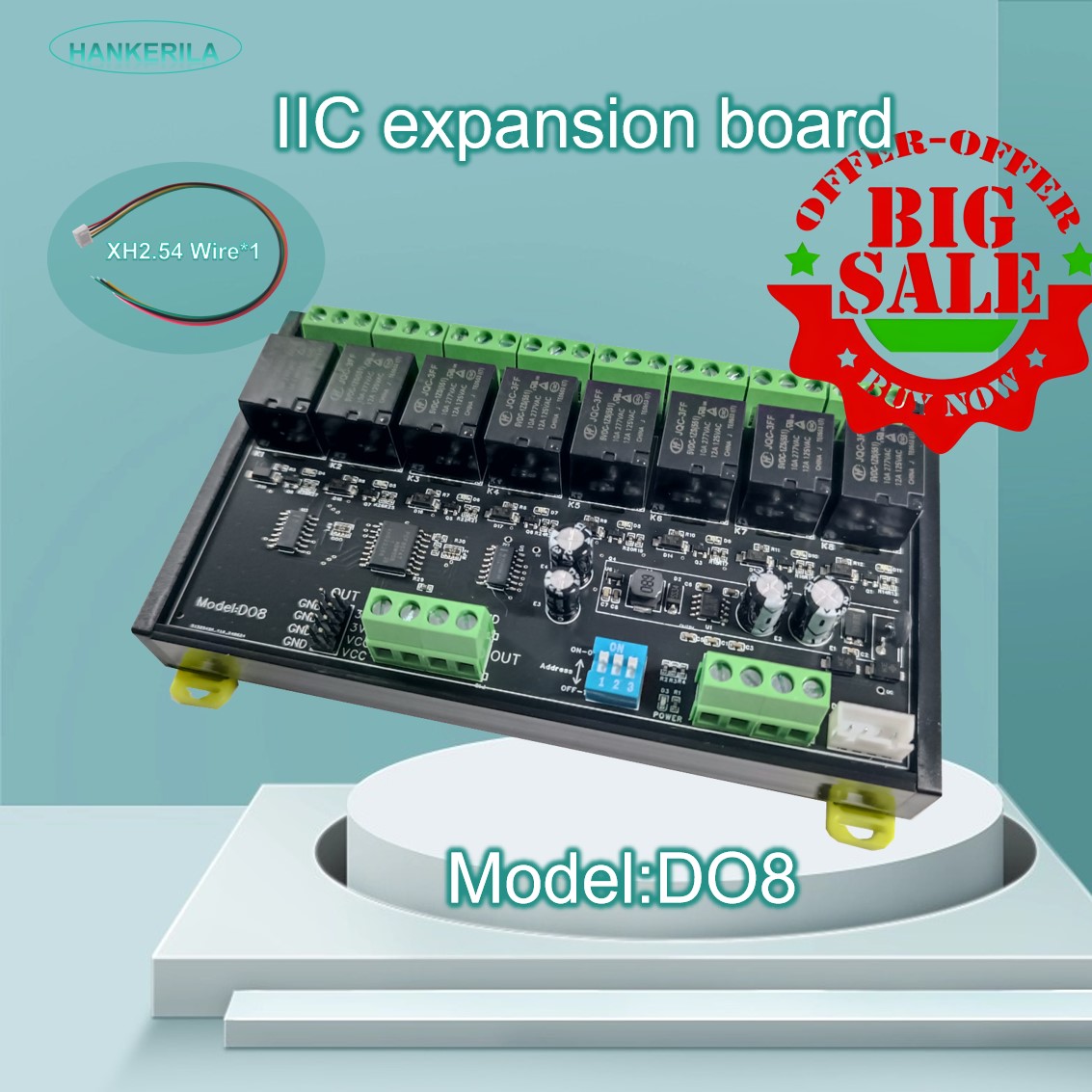 Espressif Esp32 - Placa de relé de extensão I2C