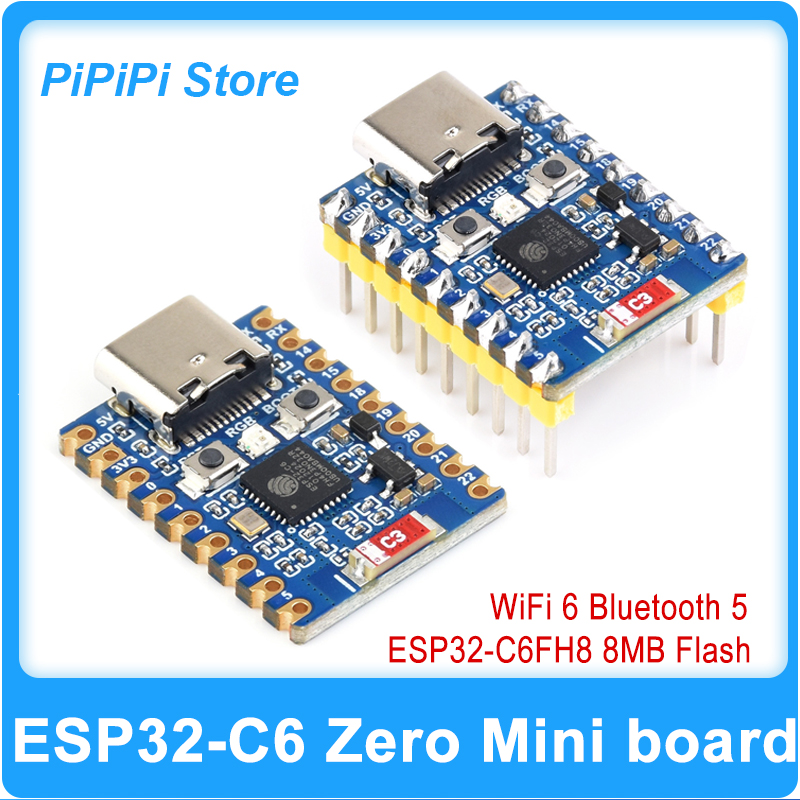 Espressif Esp32 - Placa de Desenvolvimento Super Mini ESP32-C6
