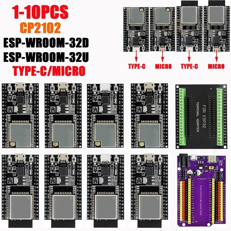 Esp32 Devkit - 1-10 pces ESP32-DevKitC placa de núcleo