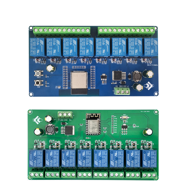 Módulo de Relé WIFI de 8 Canai - Espressif Esp32 avaliação e preço