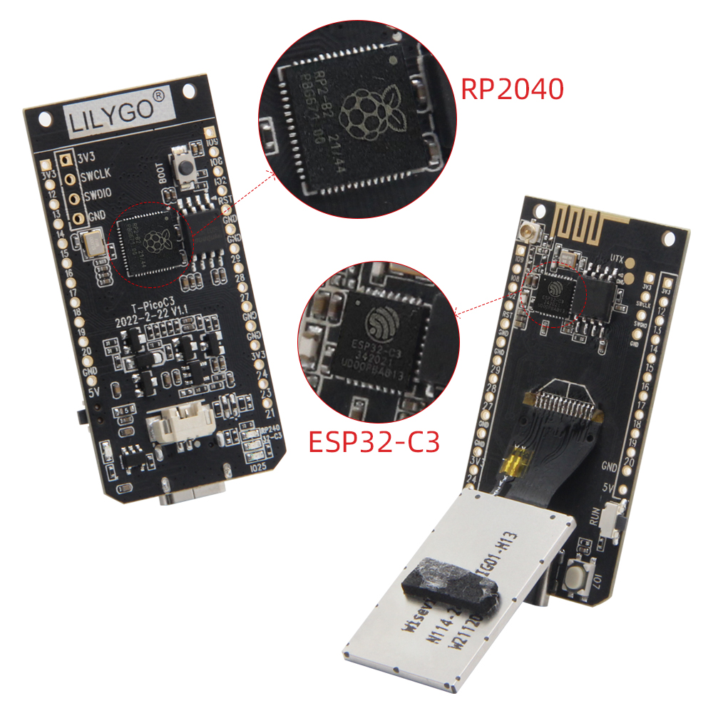 LILYGO® T-PicoC3 PicoPro Módul - Esp32 C3 avaliação e preço