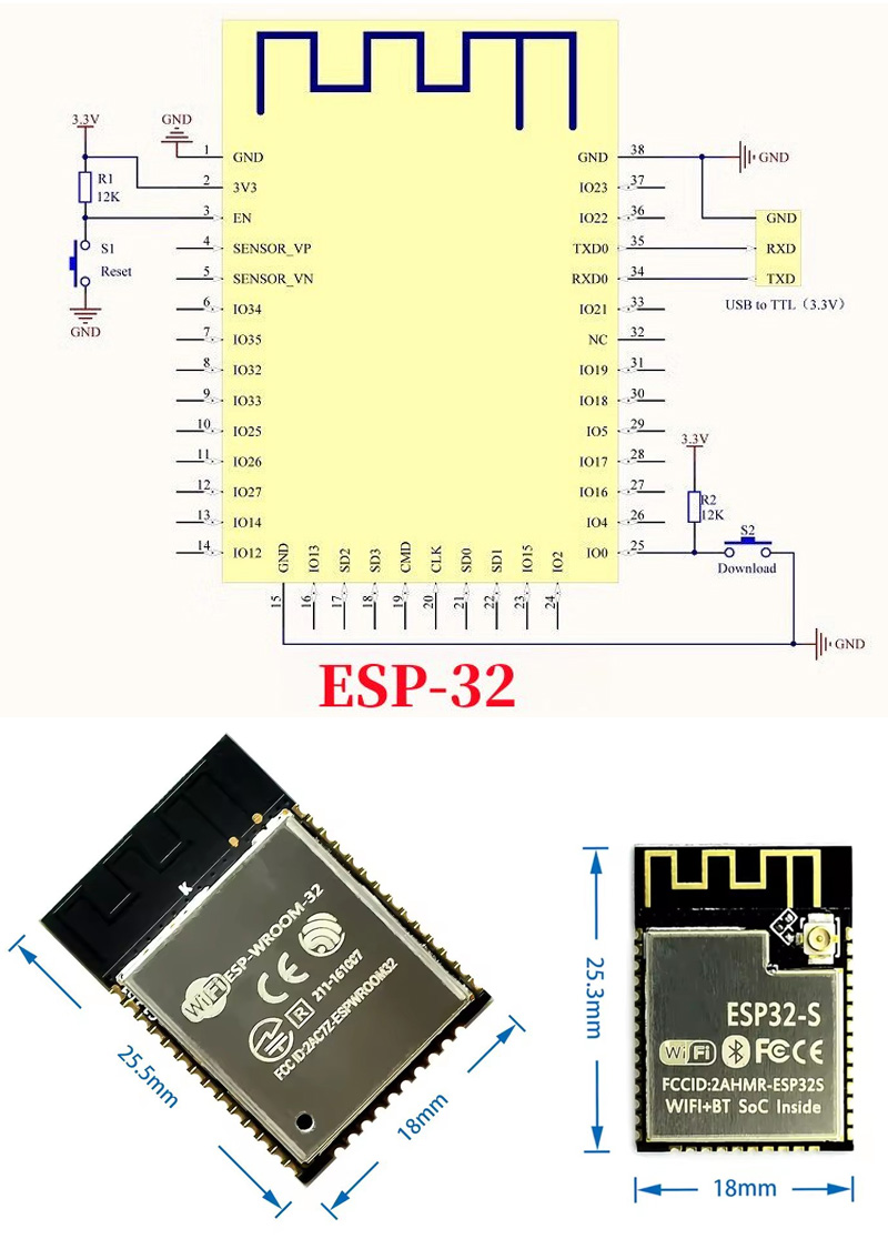 Módulo WiFi Bluetooth Sem Fio  - Esp32 Wifi Bluetooth Module avaliação e preço