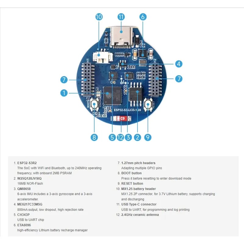 Placa de Desenvolvimento ESP32 - Esp32 S3 avaliação e preço